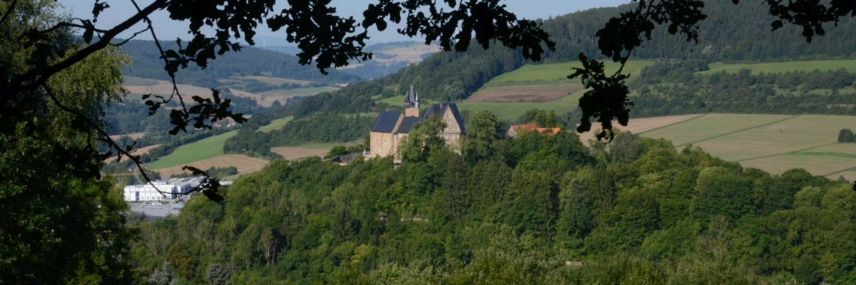 Schloss vom Bromsberg aus
