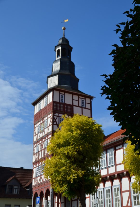 Rathausturm der Partnerstadt Treffurt