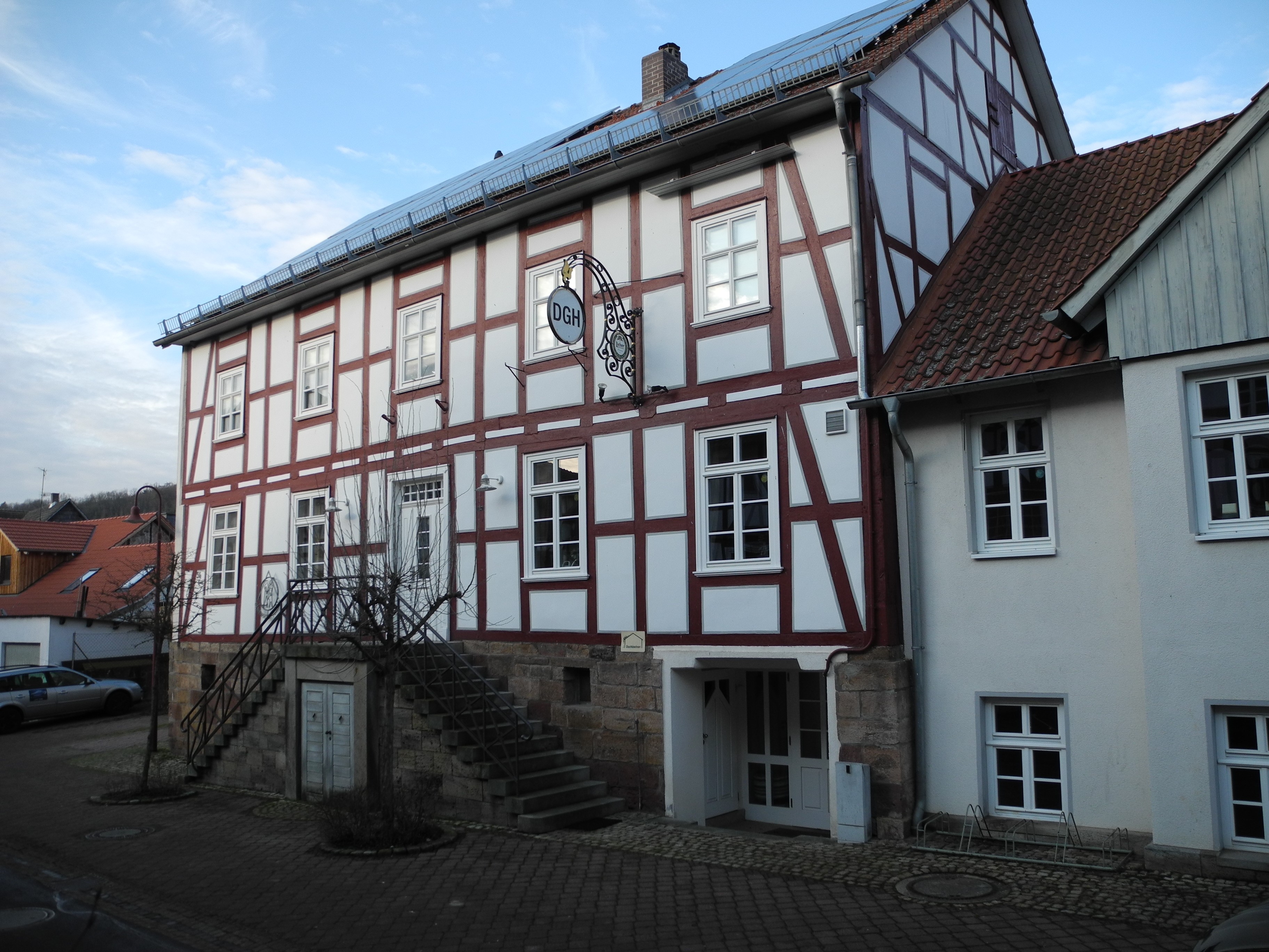 Außenansicht Dorfgemeinschaftshaus Mörshausen