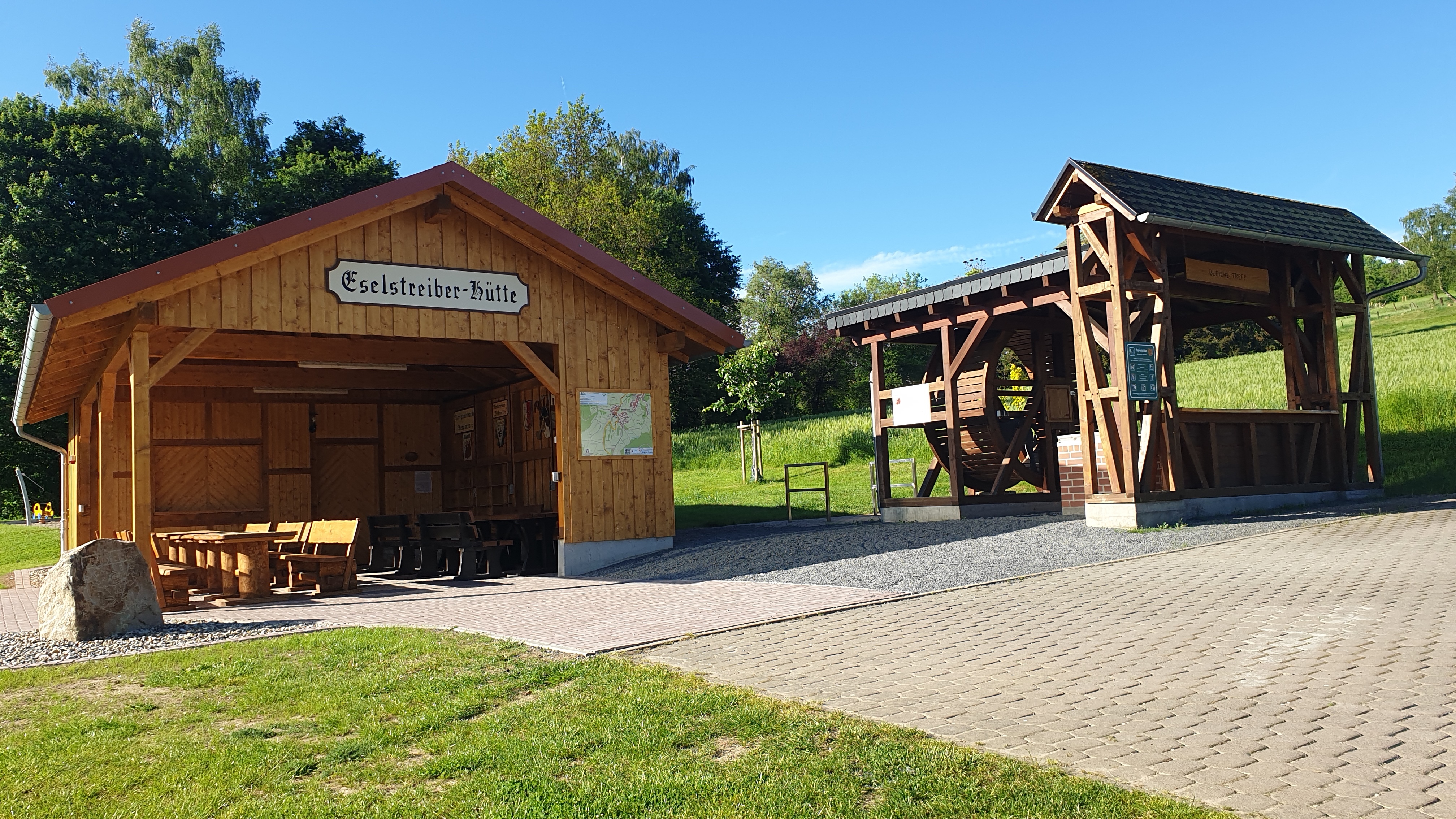 Außenansicht Eseltreiber-Hütte