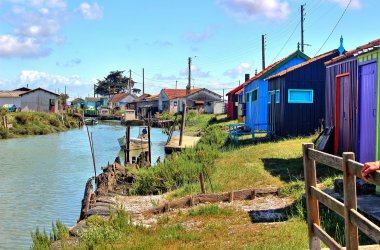 Hütten der Austerfischer auf der Île d’Oléron