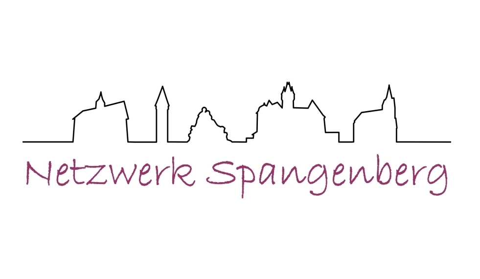 Logo Netzwerk Spangenberg zeigt die Stadtsilhouette